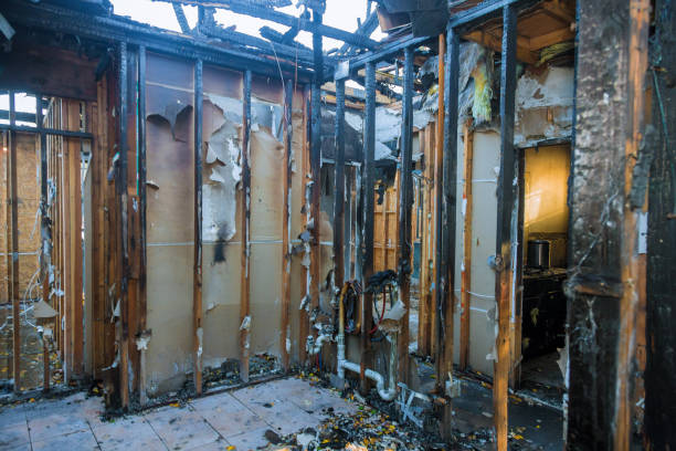 Professional Fire Damage Restoration technician working in Sneads, FL